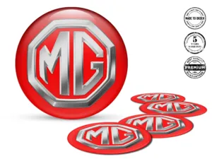 MG Gewölbte Aufkleber Design Hochwertige Radembleme